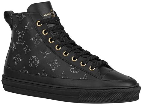 louis vuitton stellar sneaker boot black|louis vuitton platform boots.